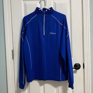 Titleist FootJoy royal blue quarter zip size s